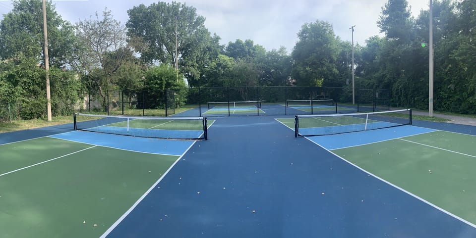 PICKLE BALL COURT in nearby park 