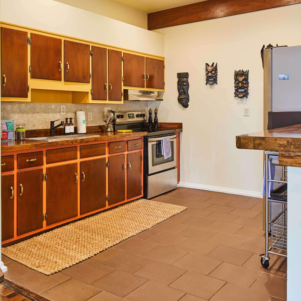 The kitchen has all of the basics you need to cook while you are with us.