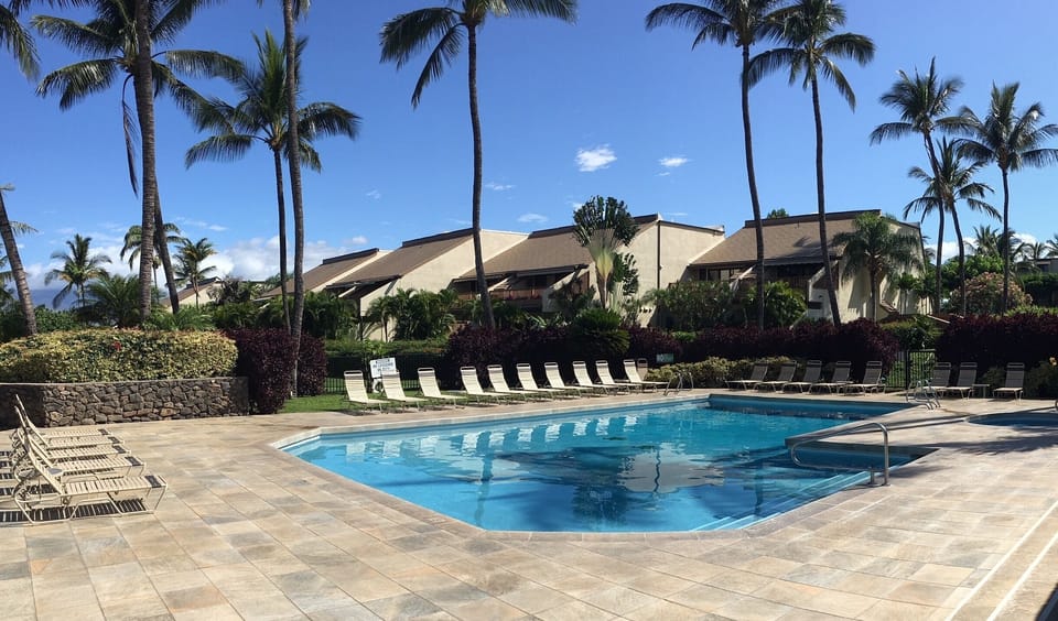 Lower Pool with spa