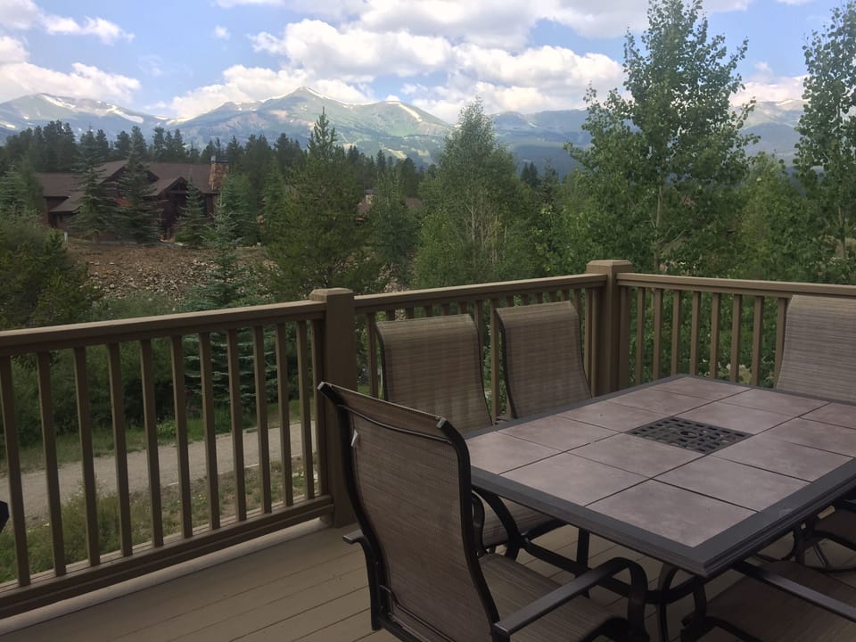 View of Breck Ski Area from Deck