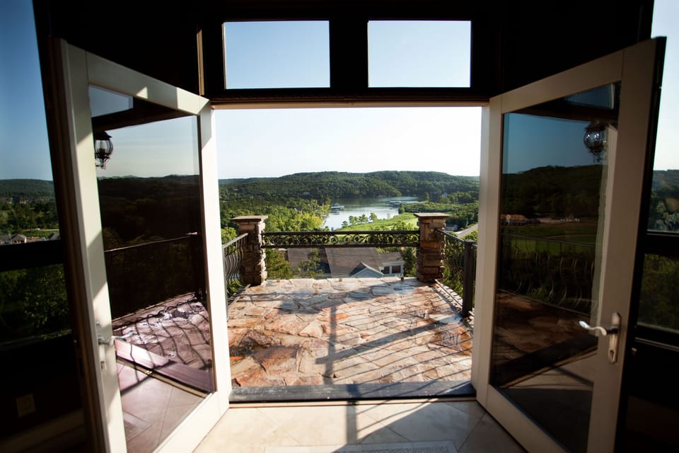 One of three patios from the main floor