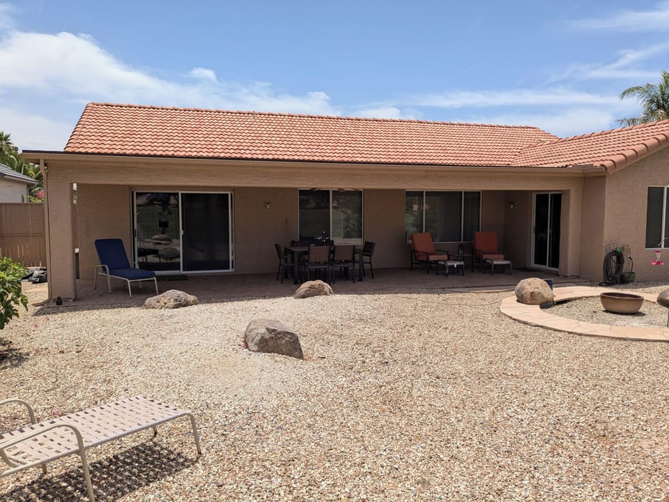 Back patio