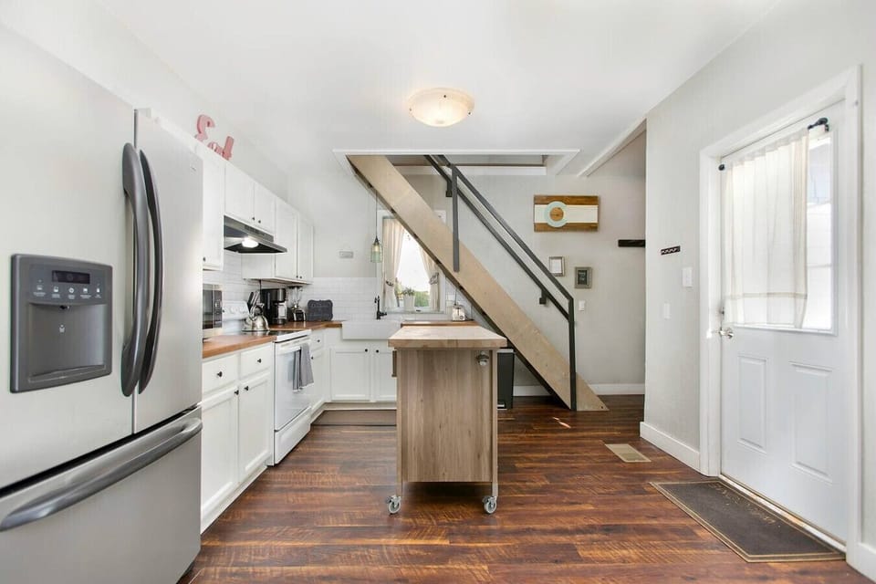 Kitchen and entry into home