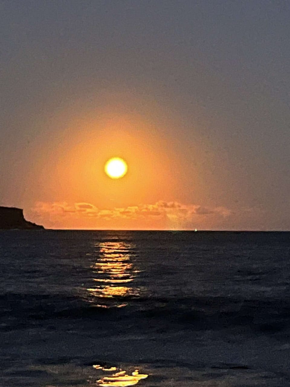 Sunset over Pearl Beach