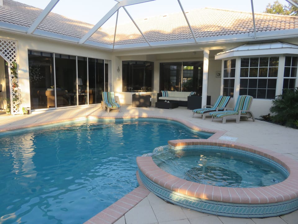 Porch Pool and Jacuzzi
