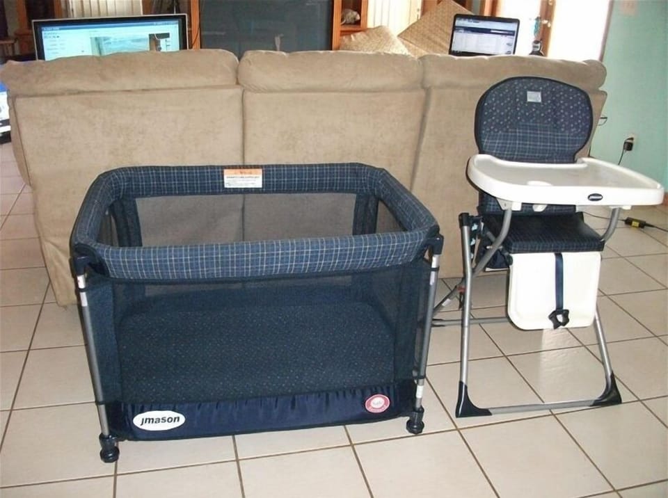 Crib and High Chair