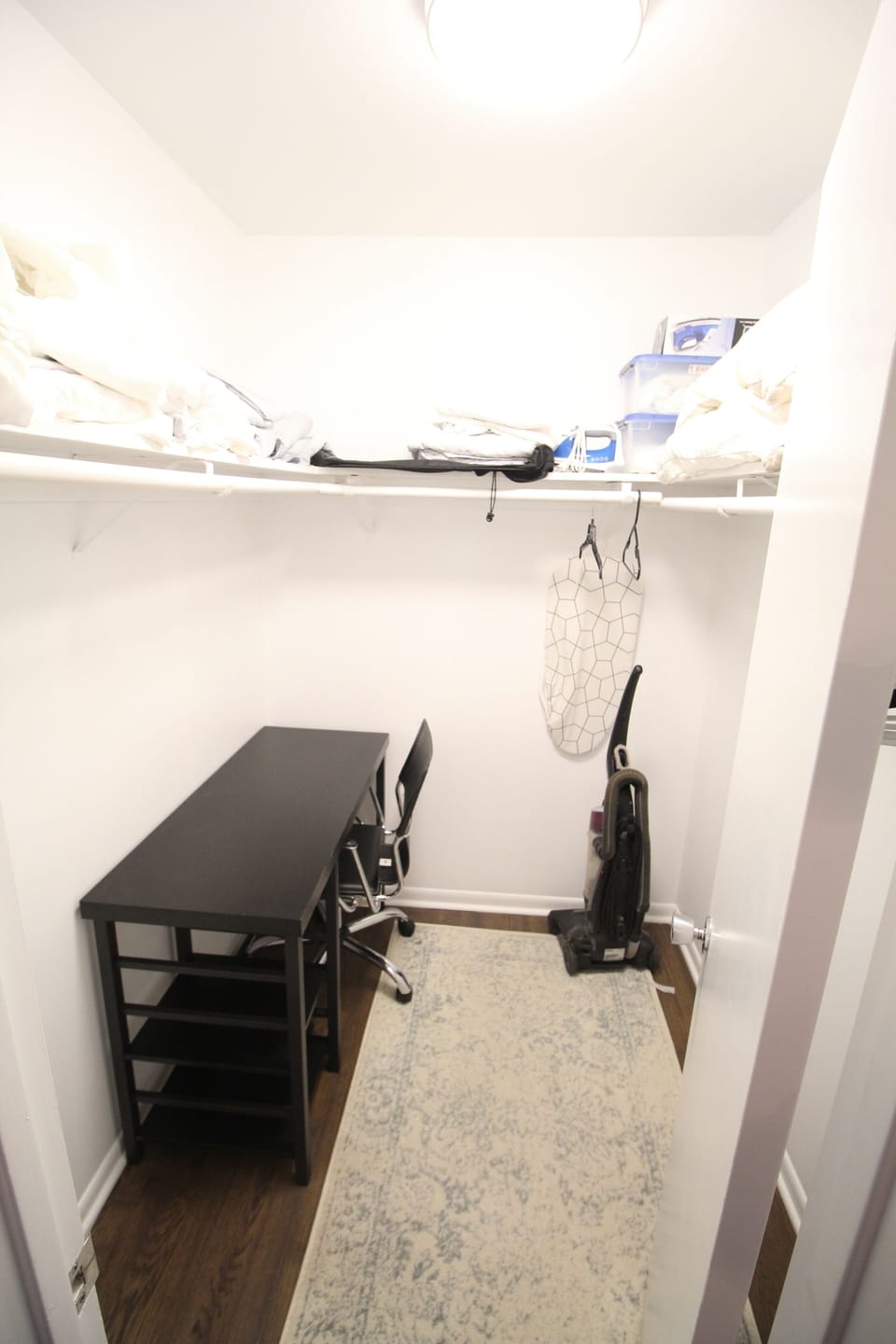Master Bedroom walk-in closet and desk