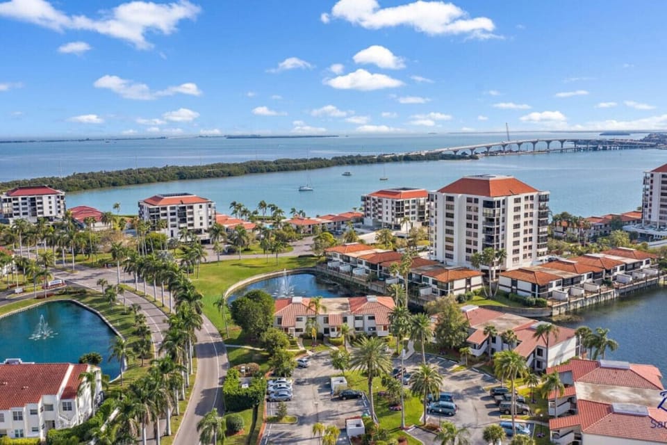 Aerial of Bahia Del Mar and Surrounding Areas