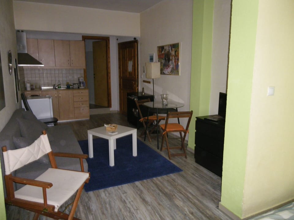 Angle of the living room area