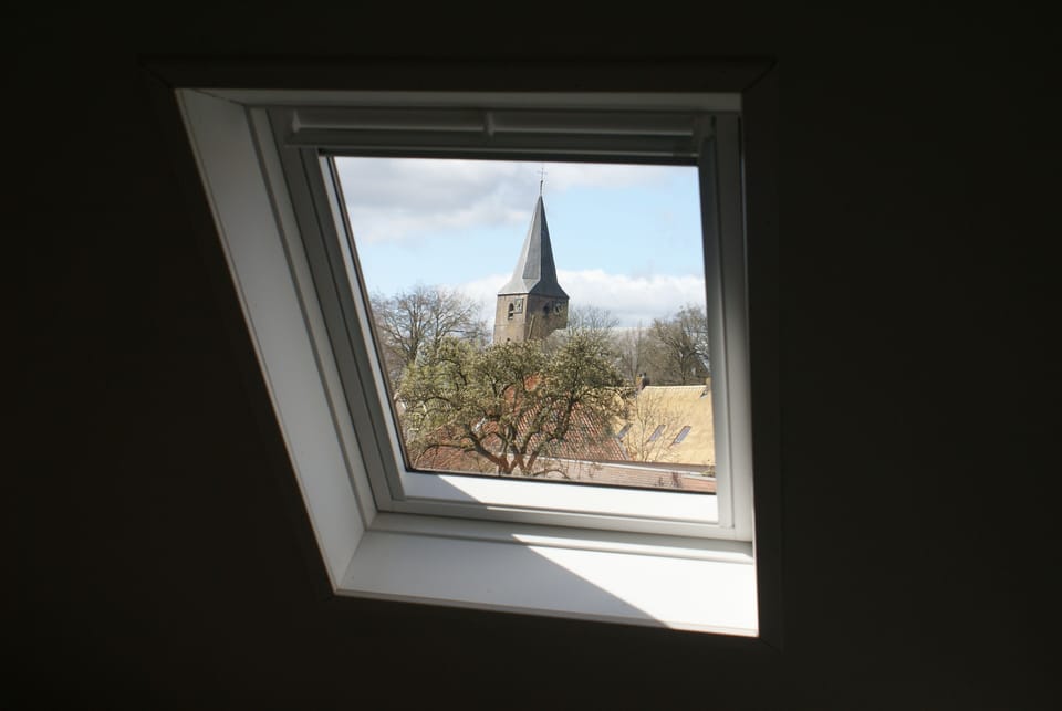 Room with a view - one of the bedrooms upstairs