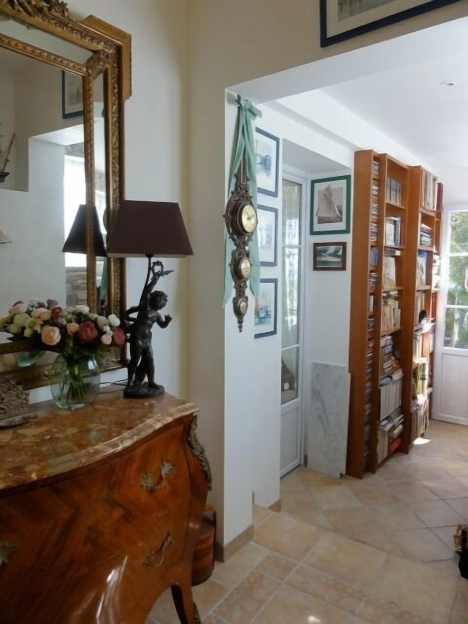 The house entrance