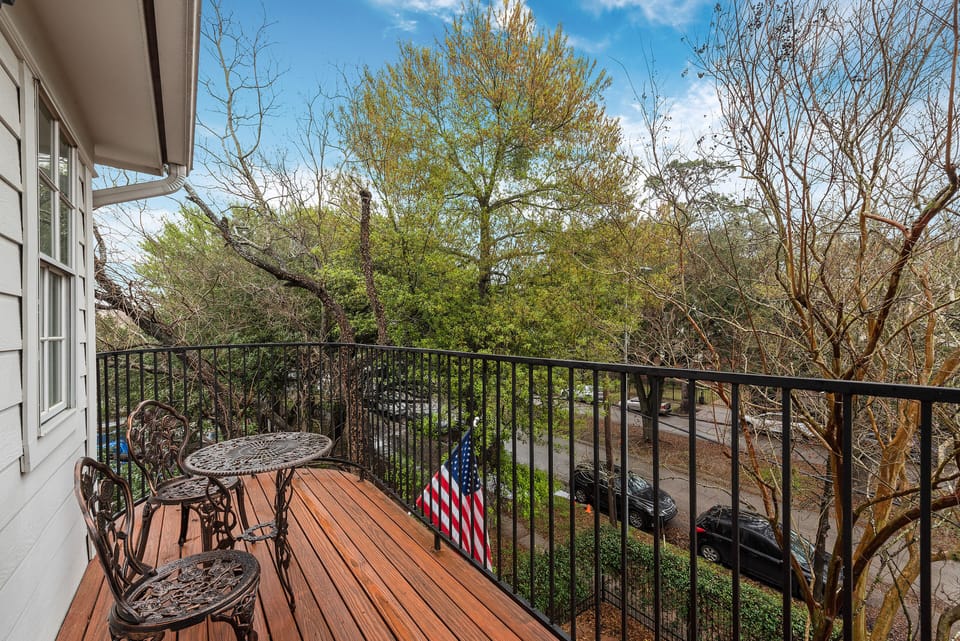 Master bedroom balcony