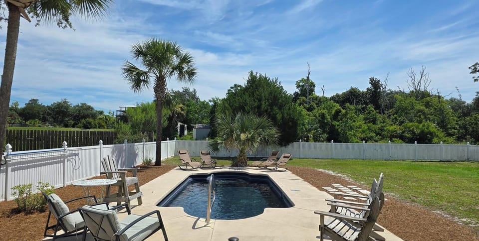 Private Pool in Fenced Backyard