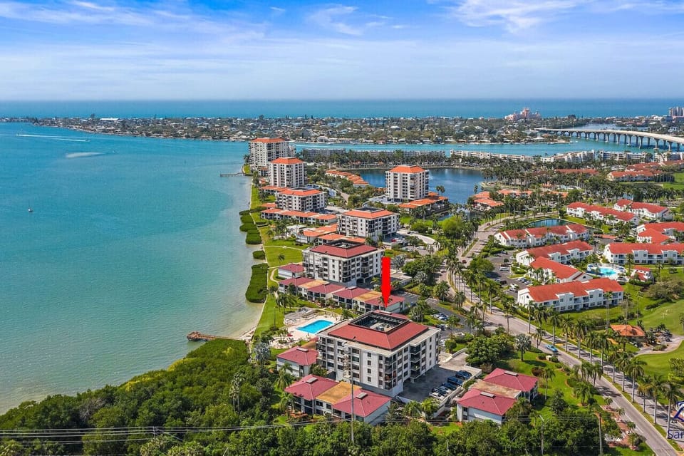 Aerial of Bahia Del Mar and Surrounding Areas