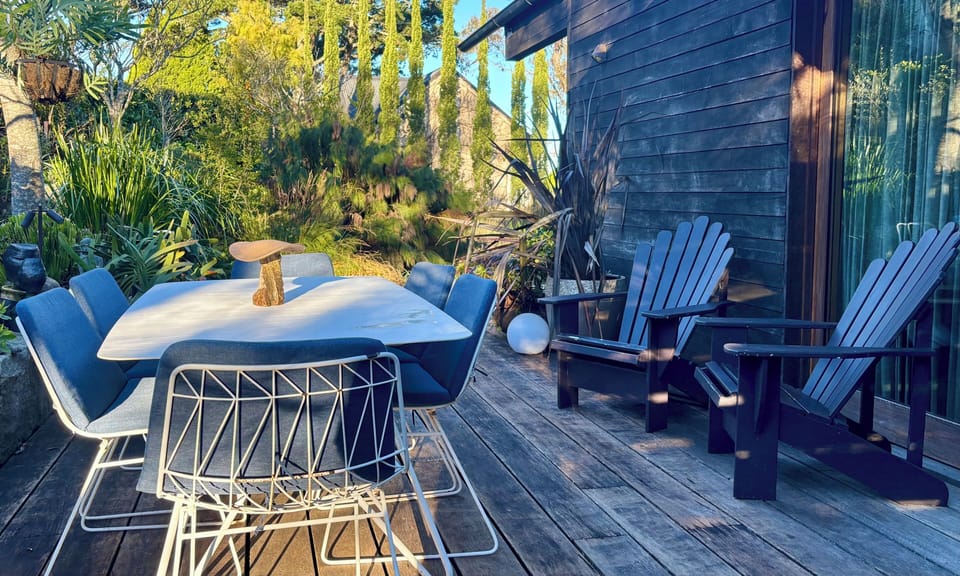 Outdoor dining area