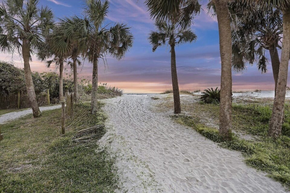 Beach access is less than a 60 second walk 