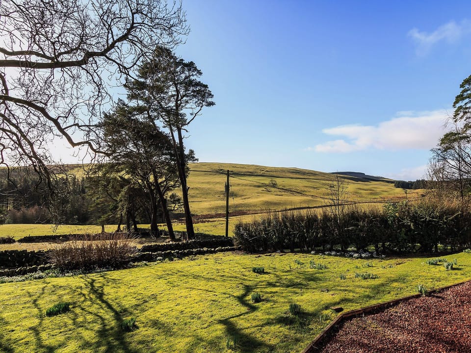 View over open countryside | The Glen Farmhouse - Lincluden Estate, Shawhead, Dumfries