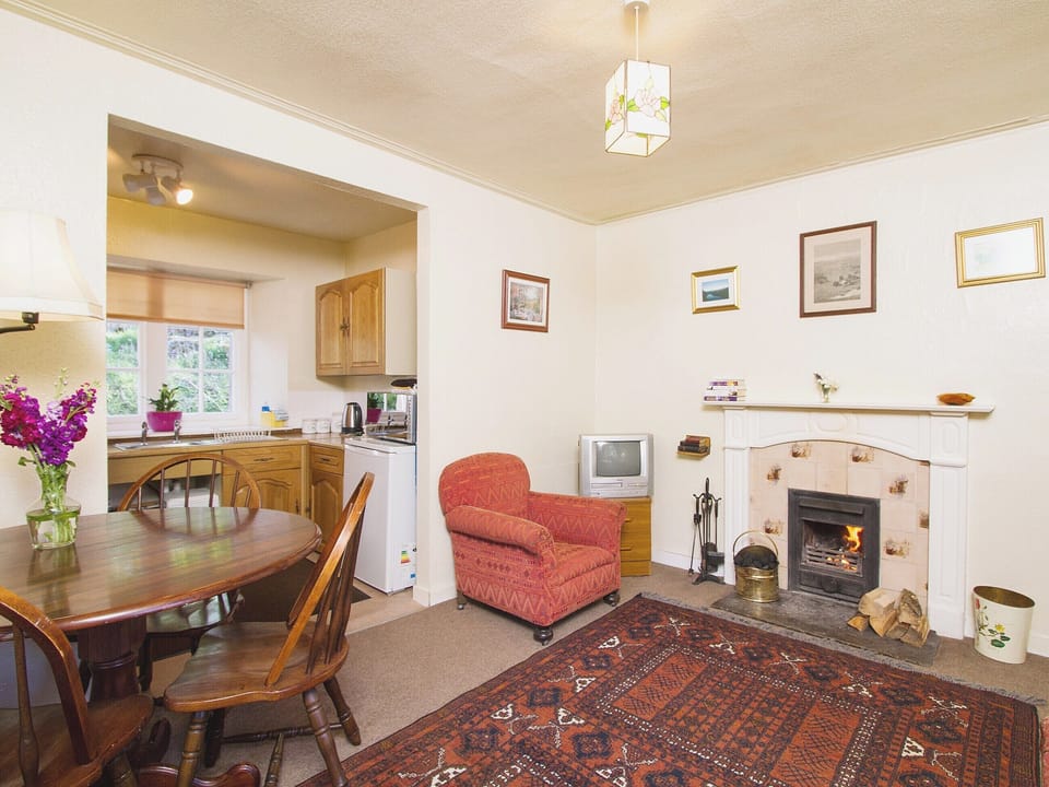 Open plan living/dining room/kitchen | Katy&rsquo;s Cottage, Glenprosen, by Kirriemuir