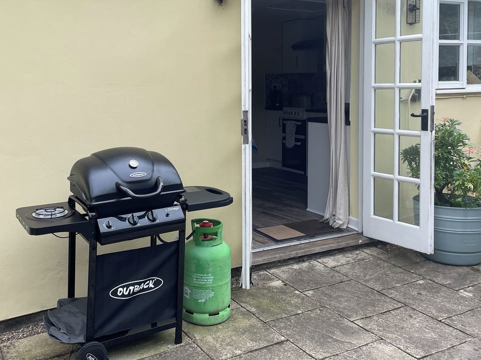 Patio | Orchard Bank Cottage, Little London, near Gloucester