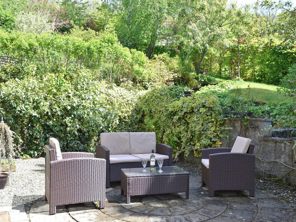 Sitting-out-area | Hope Cottage, Lurkenhope, nr. Knighton