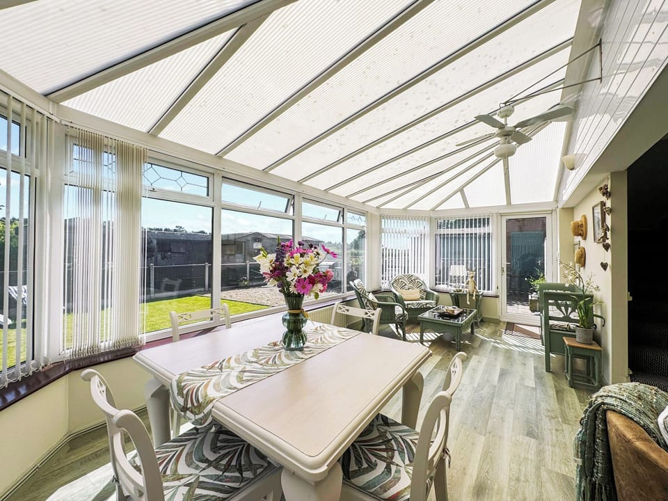 Light and airy dining conservatory | Broadoak Barn, Ellesmere