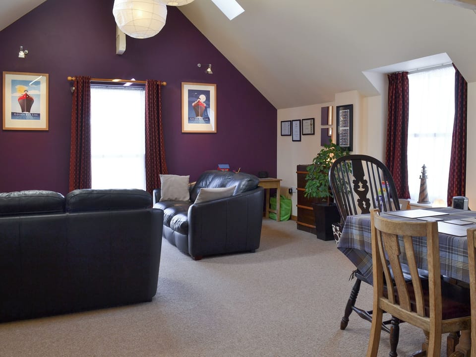 Open plan living space | The Bait Shed, Filey