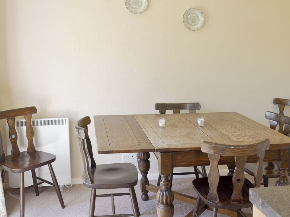 Convenient dining table within kitchen/diner | Dene Corner, Chillington