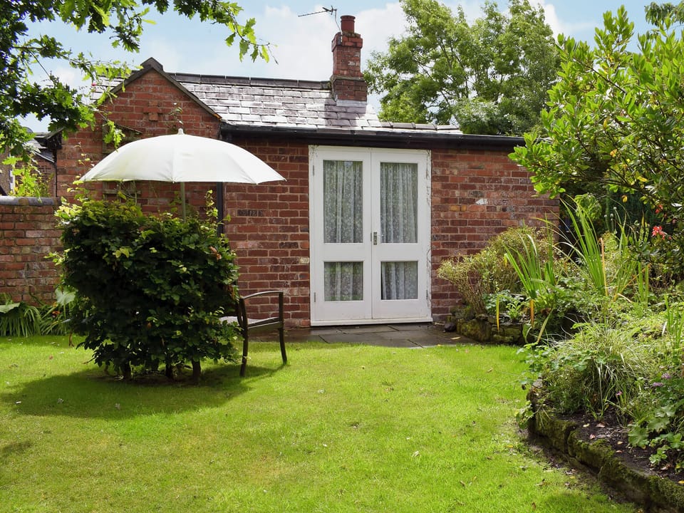 Patio | The Dairy - Martin Lane Farm Cottages, Burscough, near Southport