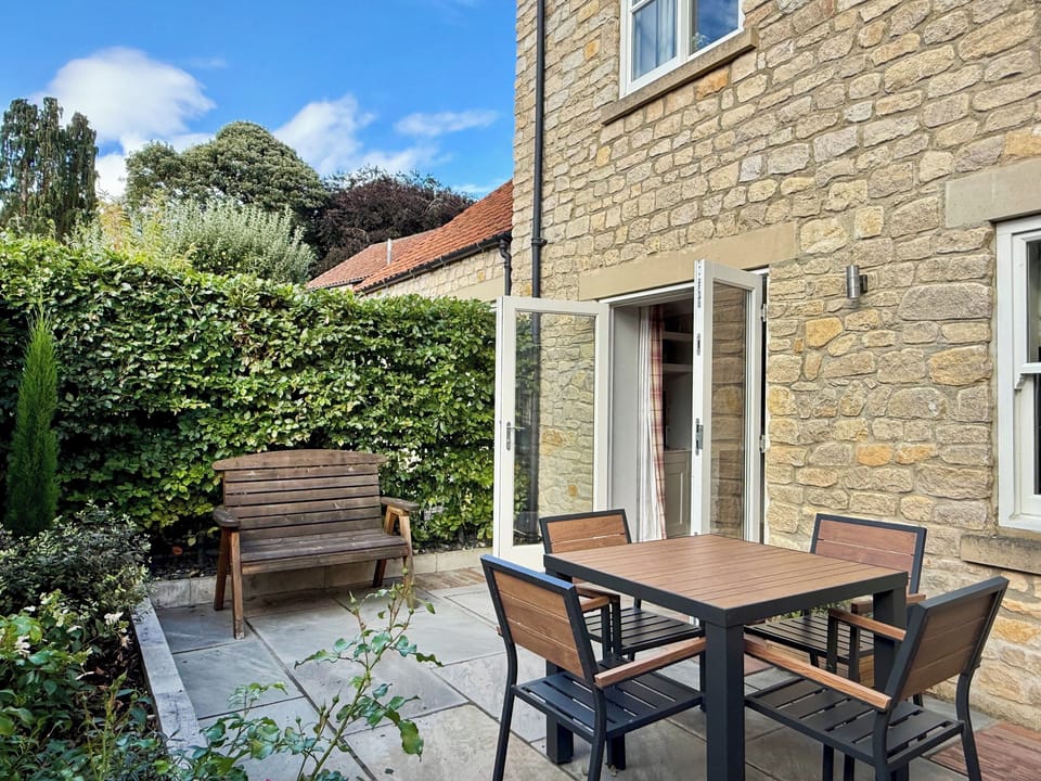 Patio area | Rye Cottage, Helmsley