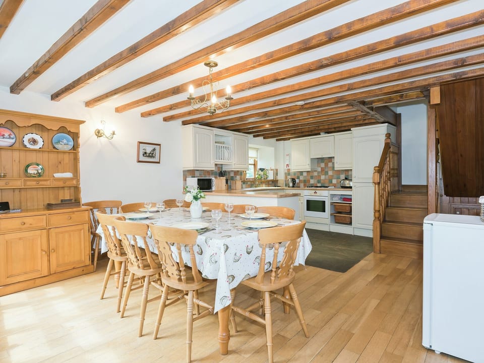 Dining area and Kitchen | Wild Goose Cottage, Alston