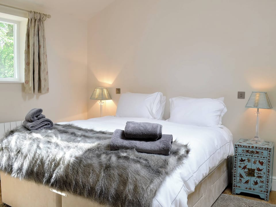Comfortable double bedroom | Stirton Burrow, Stirton, near Skipton