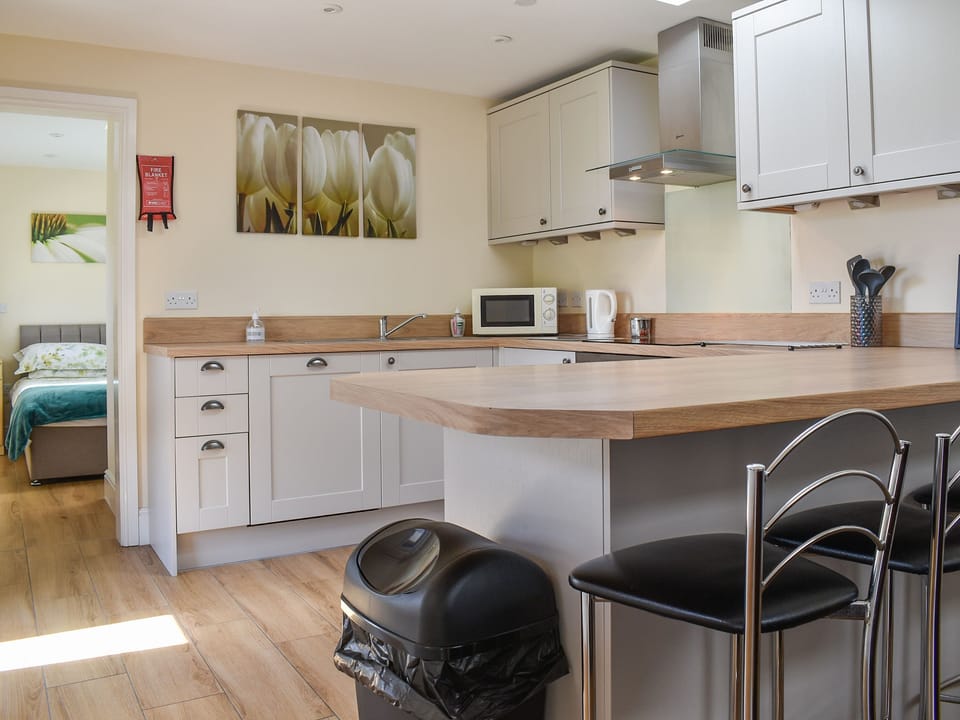 Kitchen area | Sherwood Forest Lodge 1 - Sherwood Forest Lodges, Kings Clipstone, near Mansfield