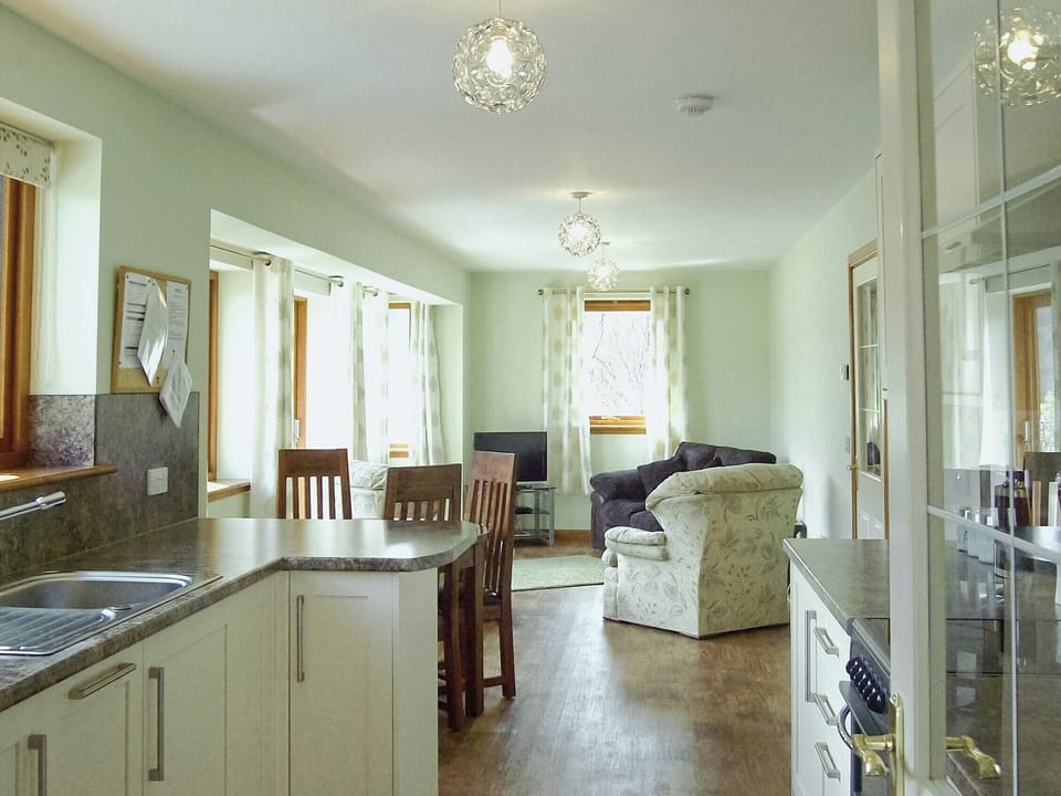 Open plan living/dining room/kitchen | Island Bay View, Sallachy, nr. Dornie