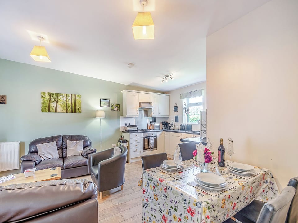Open plan living space | Snowdrop Cottage - Clapham Holme Farm Cottages, Great Hatfield, near Hornsea