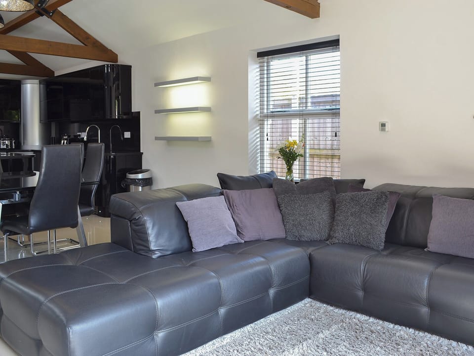 Spacious beamed open plan living area | The Old Stables, South Cave, near Beverley