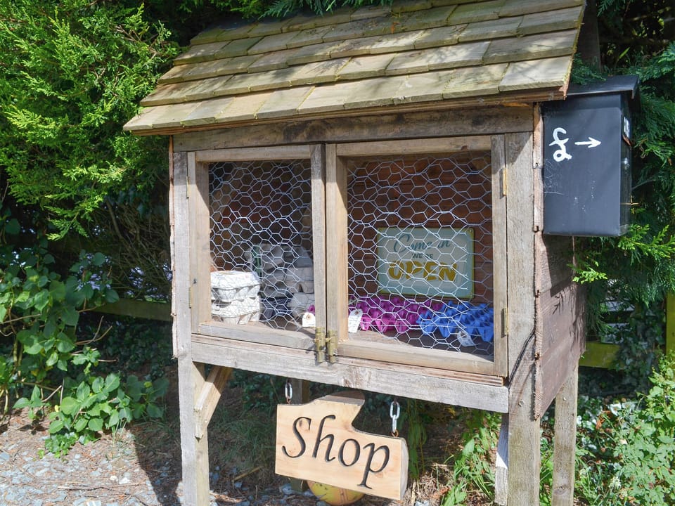 Provisions store with honesty box | Thornbury Holiday Park, Woodacott, near Holsworthy
