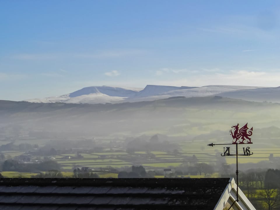 View | Pen Y Bryn Apartment, Manordeilo, near Llandeilo