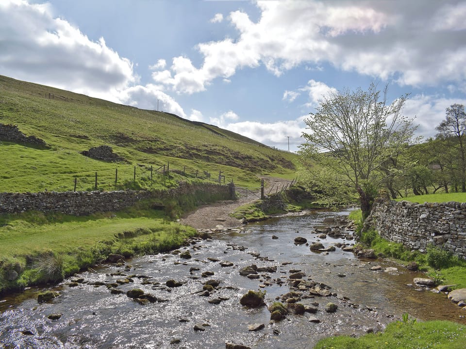 Charming stream close by | Helwith Cottage, Helwith, near Marske