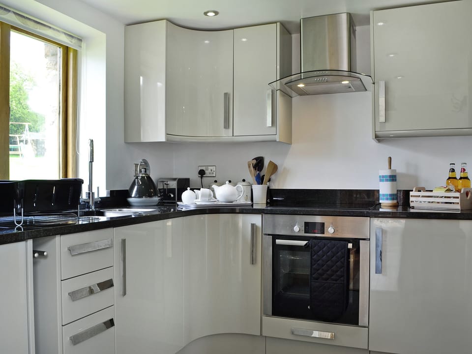 Contemporary kitchen | Little Barn, Govilon, near Abergavenny