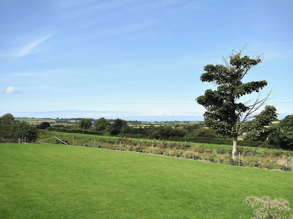 Large lawned garden with stunning views | Soar Cottage, Dihewyd, near Aberaeron
