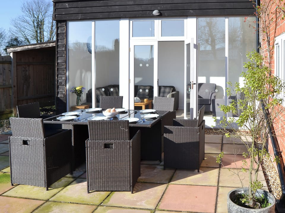 Patio | Riverside - Norfolk Riverside Cottages, Stalham