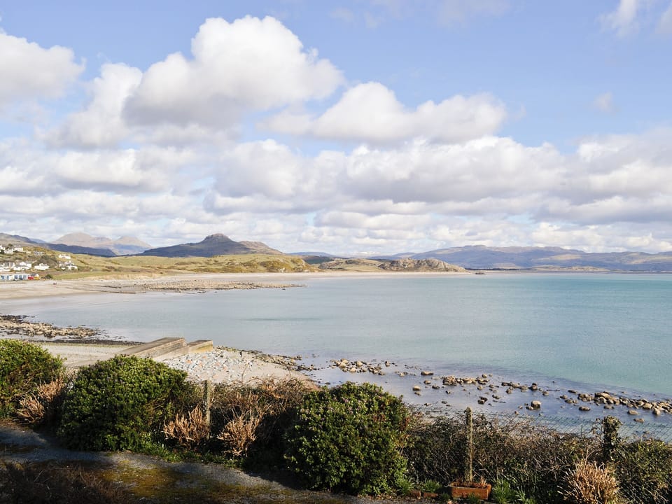 View | Castle Cottage, Criccieth