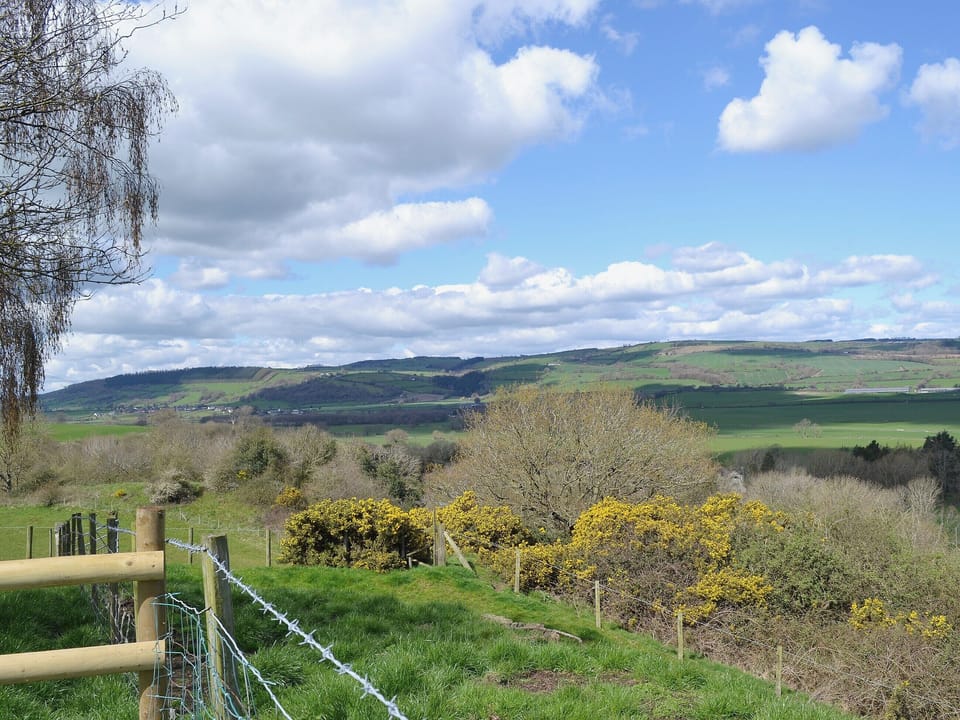 Far reaching and expansive views over the rolling countryside | Callow Lodge, Bromlow, near Minsterley