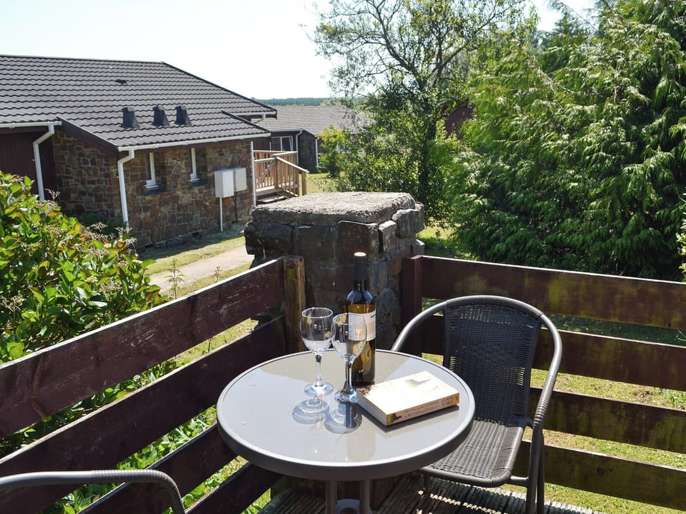 Sitting out area | Pleasant Spot Lodge, Hartland Forest, near Bideford