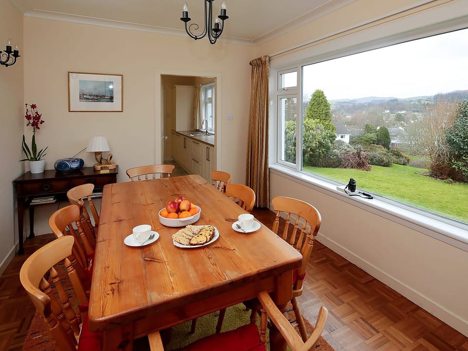 Lovely dining room with wonderful views | Mountain Cross, Gatehouse of Fleet, Kirkcudbright