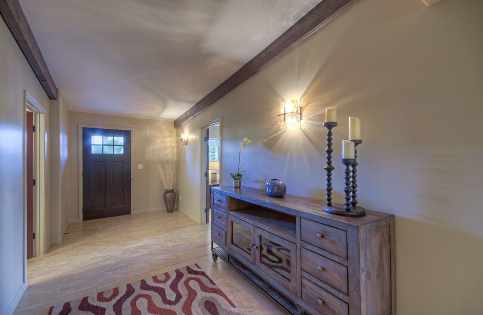 Charming entrance foyer hints at what's beyond in our spectacular one story home