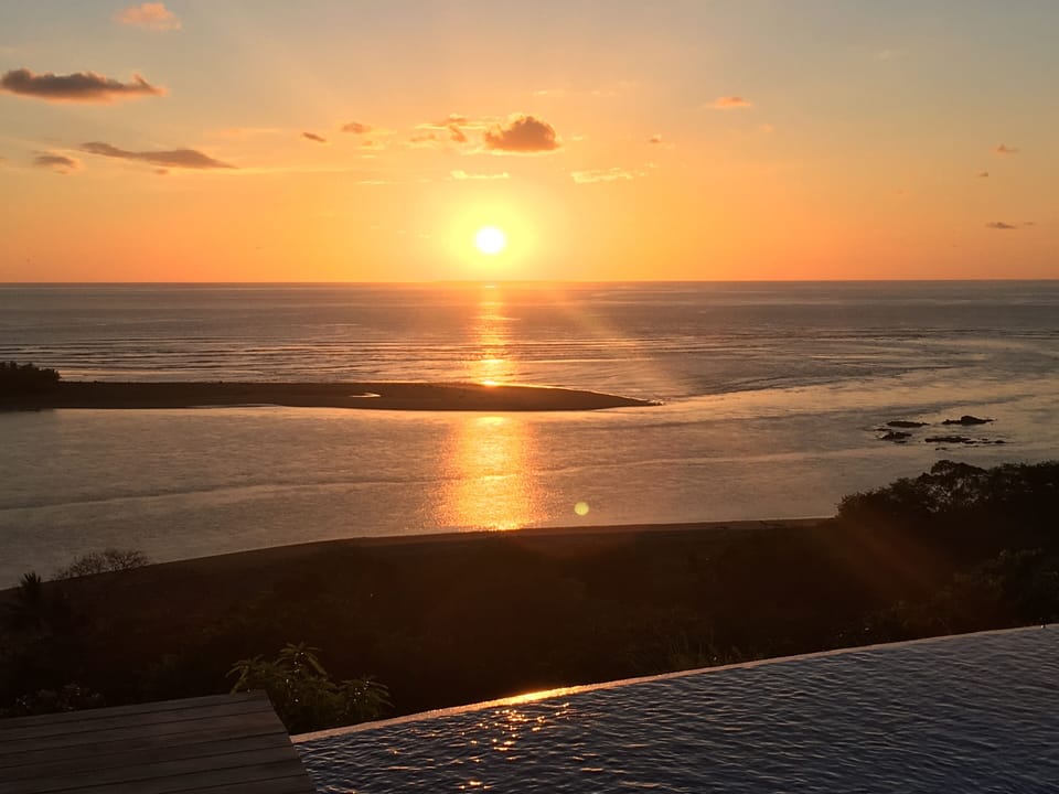 sunset from El Castillo