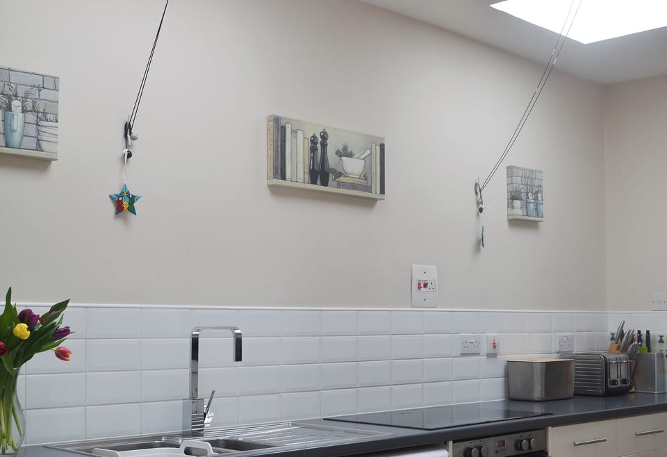 Light, bright and airy kitchen with access to utility room | Loramore, Aviemore