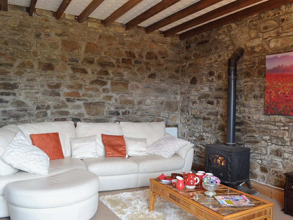 Beamed living room | Ty Coch Cottage, Near Aberaeron