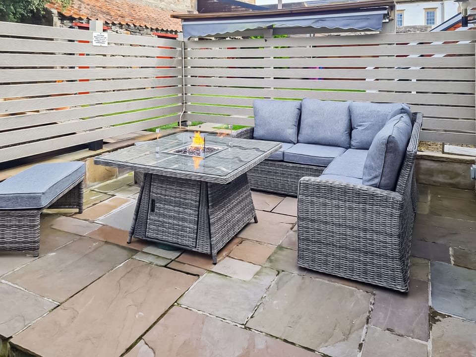 Sitting-out-area | Seafield Street, Cullen, near Buckie